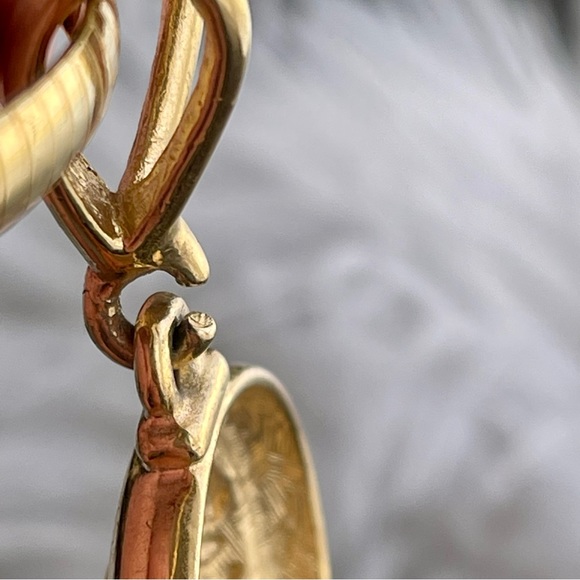 π2x Host Pickπ Vtg GIVENCHY Pendant Thick Rope Gold-Plate Enhancer Omega Chain - Picture 15 of 15